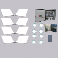 Max Lumen MRI LED 2x2 8 fixture kit